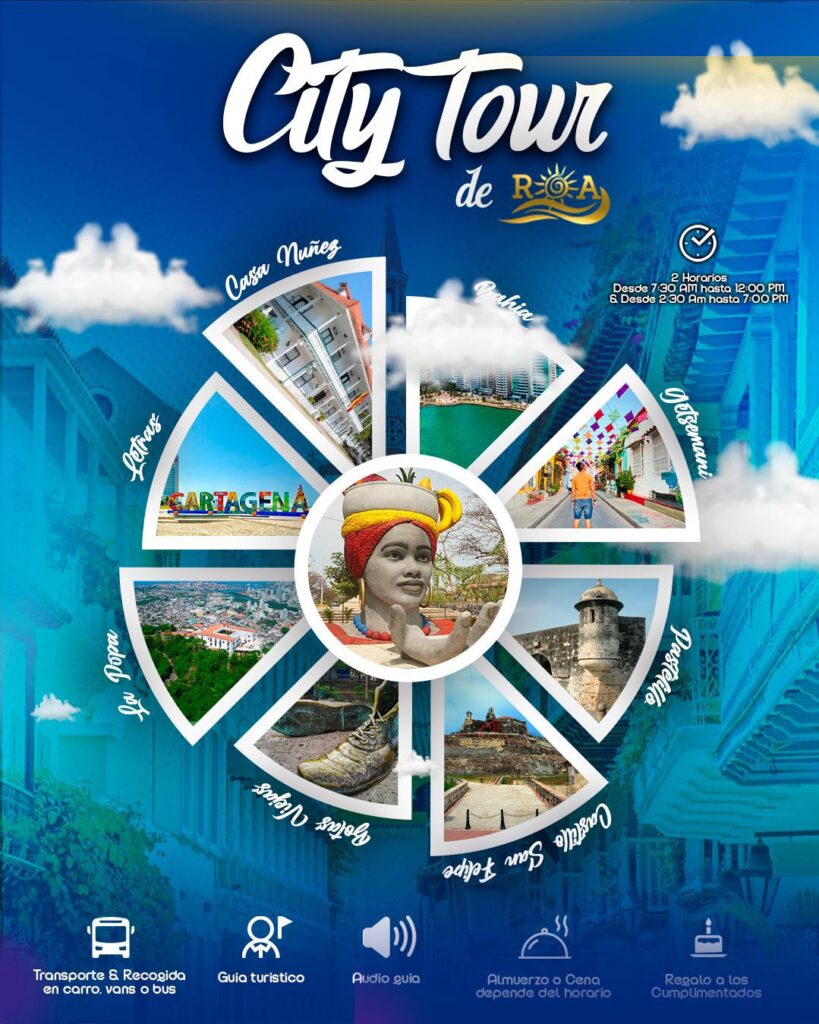 City Tour de Roa FULL – Viva Cartagena ao Máximo